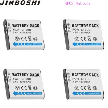 

4pcs Brand New LI-90B LI-92B Battery 1270mAh for Olympus Tough TG-1iHS TG-1 iHS TG-2 Tough TG-3 TG-4 XZ-2 iHS LI 90B LI 92B