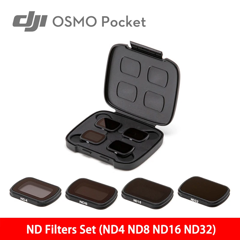 

Original OSMO Pocket ND Filters Set ND4 ND8 ND16 ND32 to change between ND filters for DJI OSMO Pocket