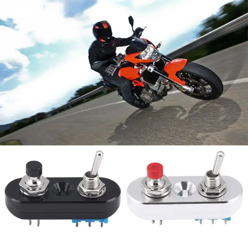 

Motorcycle Handle Handlebar Grip Switch Headlight Horn On/Off Aluminum Alloy Universal