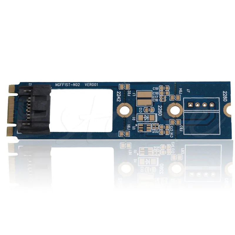 

New M.2 NGFF to 7 Pin SATA III 3 SSD Adapter Converter Board Card PCB NGFF