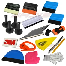 EHDIS 21pcs Vinyl Car Wrap Tools Kit Decals Film Cutter Knife 3M Wool Squeegee Window Tints Tools Magnet Holder Razor Scraper