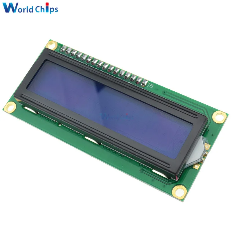 

1Pcs IIC/I2C 1602 16X2 LCD Display Module LCD-1602 I2C Blue/Yellow Display 5V For Arduino