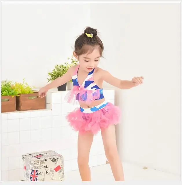 baby girl Bikini swimwear new fashion toddler girl Camouflage Swimwear ...