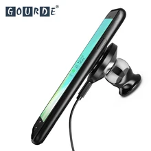 Estuche cargador para teléfono inalámbrico con soporte magnético para coche de carga rápida de iPhone 7 Plus(China)