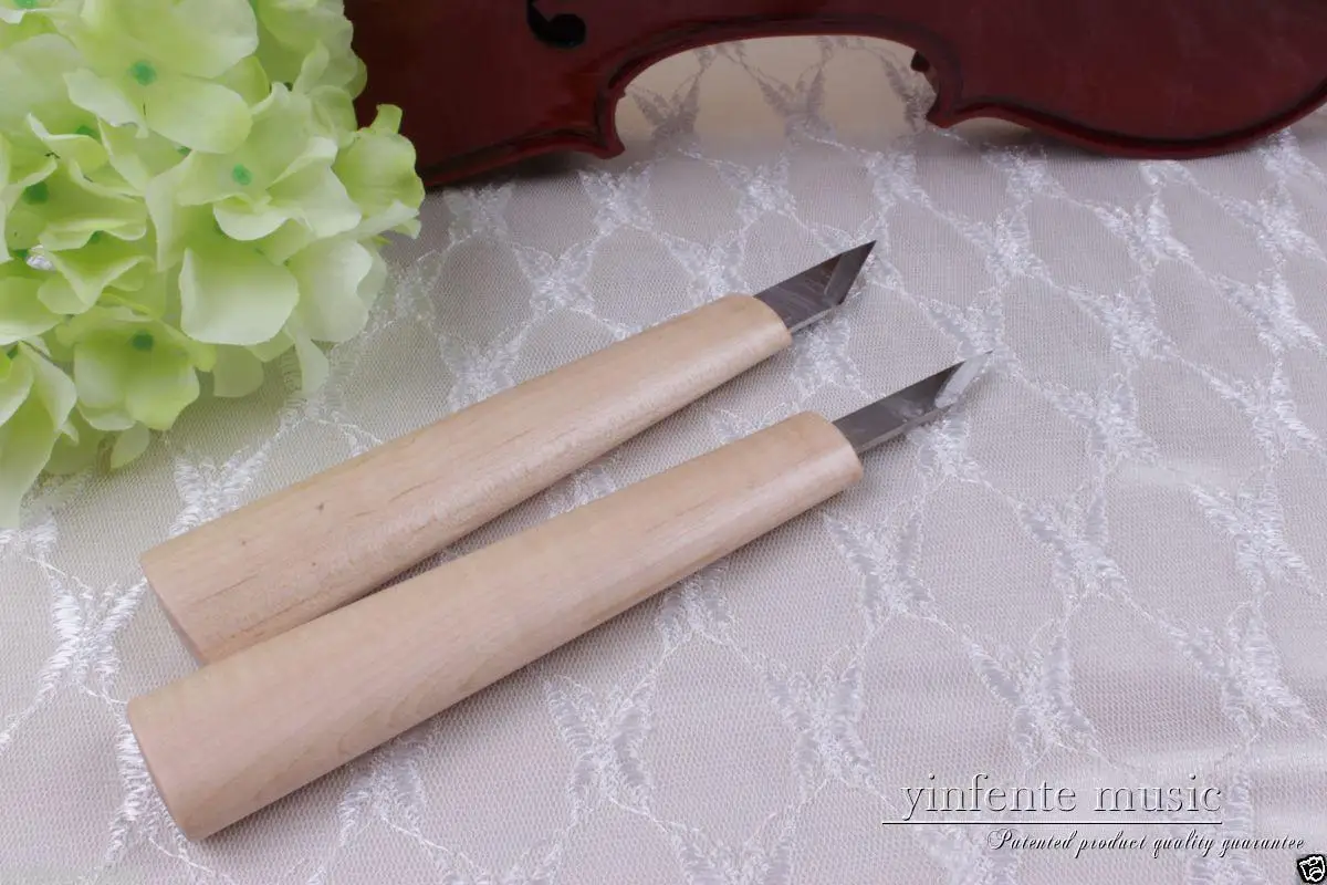 Free shipping 2pcs Violin Carving Knives Luthier Tools High Quality Viola Cello Scraper Carpentry Repairing | Спорт и развлечения