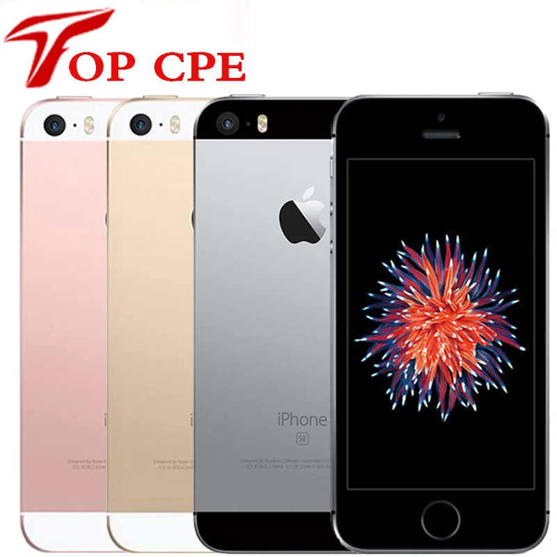 IPhone SE A1662 A1723 Двухъядерный 2 Гб ОЗУ 16 Гб/32 ГБ/64 Гб/128 Гб ПЗУ 4," разблокированный Apple SE отпечаток пальца б/у мобильный телефон