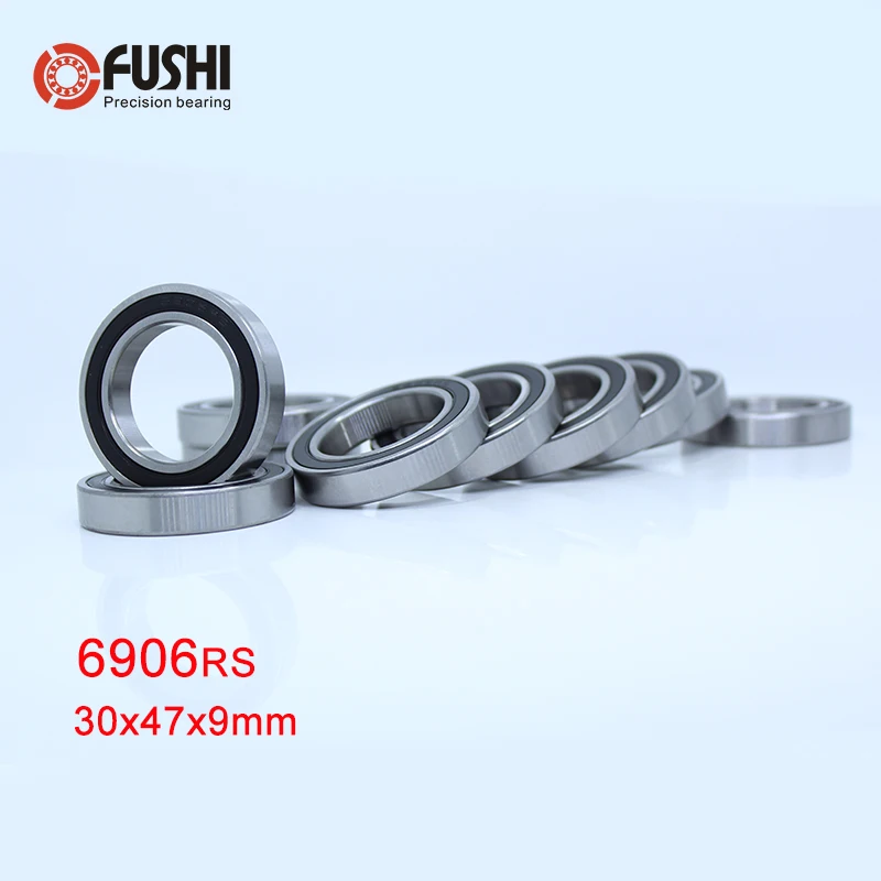 

6906-2RS Bearing ABEC-1 (10PCS) 30x47x9 mm Thin Section 6906 2RS Ball Bearings 6906RS 61906 RS
