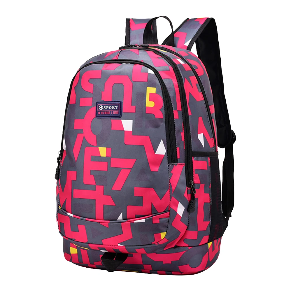 Vbiger Men Women School Backpack Dacron Travel Shoulders Bag Wear
