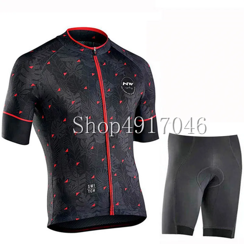 

NW Sumner 2019 Pro Team Short Sleeve Cycling Set Mountain Bike T-shirts Sportswear Mens Cycling Team