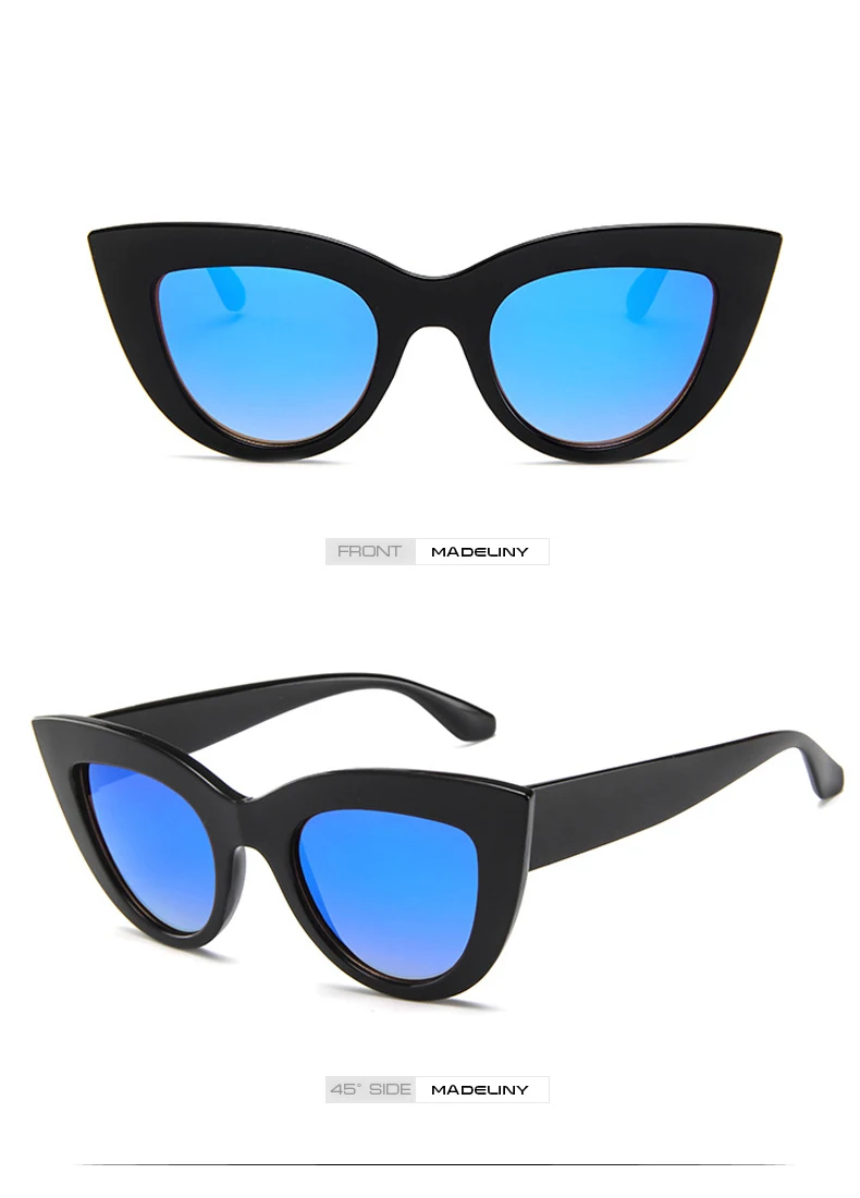 MADELINY, модные женские солнцезащитные очки кошачий глаз, фирменный дизайн, Винтажные Солнцезащитные очки, женские сексуальные очки Lentes De Sol Hombre, UV400, MA281