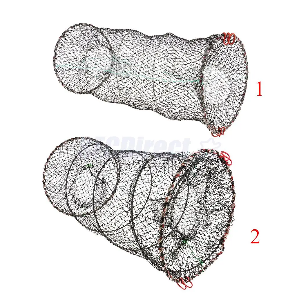 Foldable Crab Fish Crawdad Shrimp Pot Minnow Fishing Bait Trap Dip Net Cage 