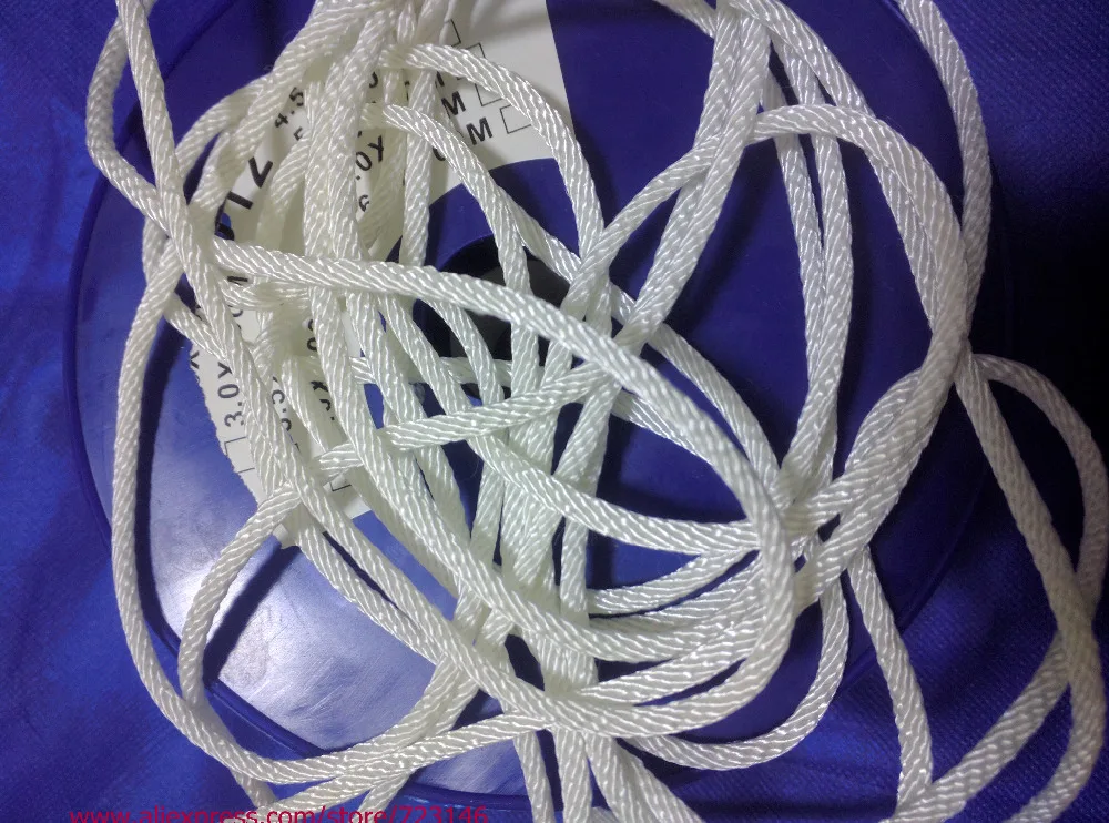 

JAPAN JAPAN 3M 3.5# Starter Rope Pull Cord 2.8MM 2.5MM 7/67 3MM 3.5MM 4MM 4.5MM 5MM 5.5MM 6MM for ECHO HOMELITE Chainsaws