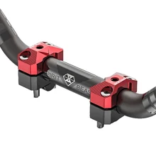 Руль мотоцикла стояки 22 мм 28 мм регулируемый 1 пара Универсальный ЧПУ Алюминиевый сплав ручка жир бар зажимы Мото Рамы фитинги