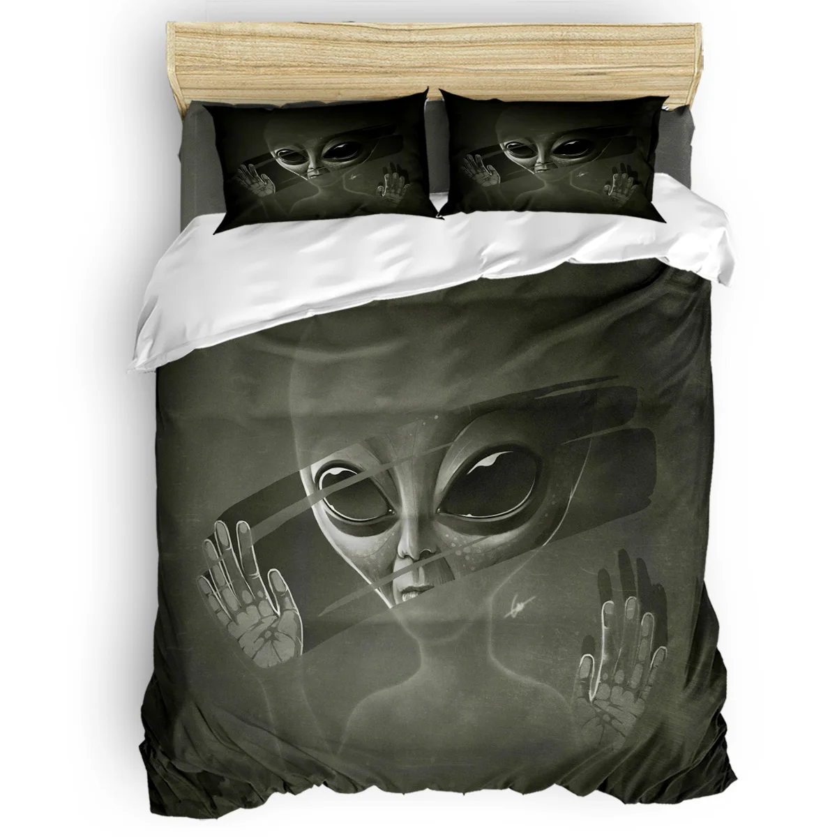 Alien Duvet Cover 3d Cotton Duvet Cover King Size Queen Size Quilt