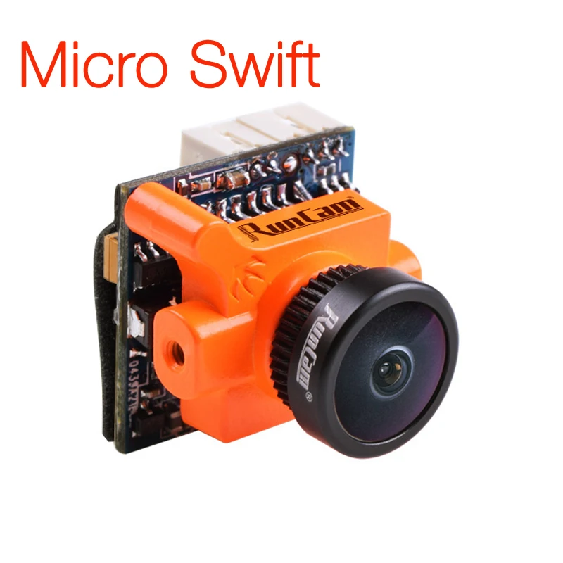 

RunCam Micro Swift 600TVL 2.1mm IR Blocked 1/3 CCD FPV Camera PAL/NTSC 5.6g