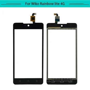 

5pcs/lot Touch for Wiko Rainbow Lite 4G Touch Screen Glass Digitizer Touch Panel Replacement Free Shipping