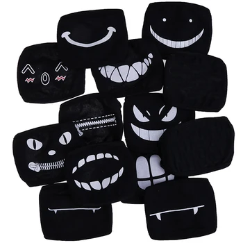 

1PCS Black Kawaii Cotton Dustproof Mouth Face Mask Anime Cartoon Kpop Lucky Bear Women Men Muffle Face Mouth Masks