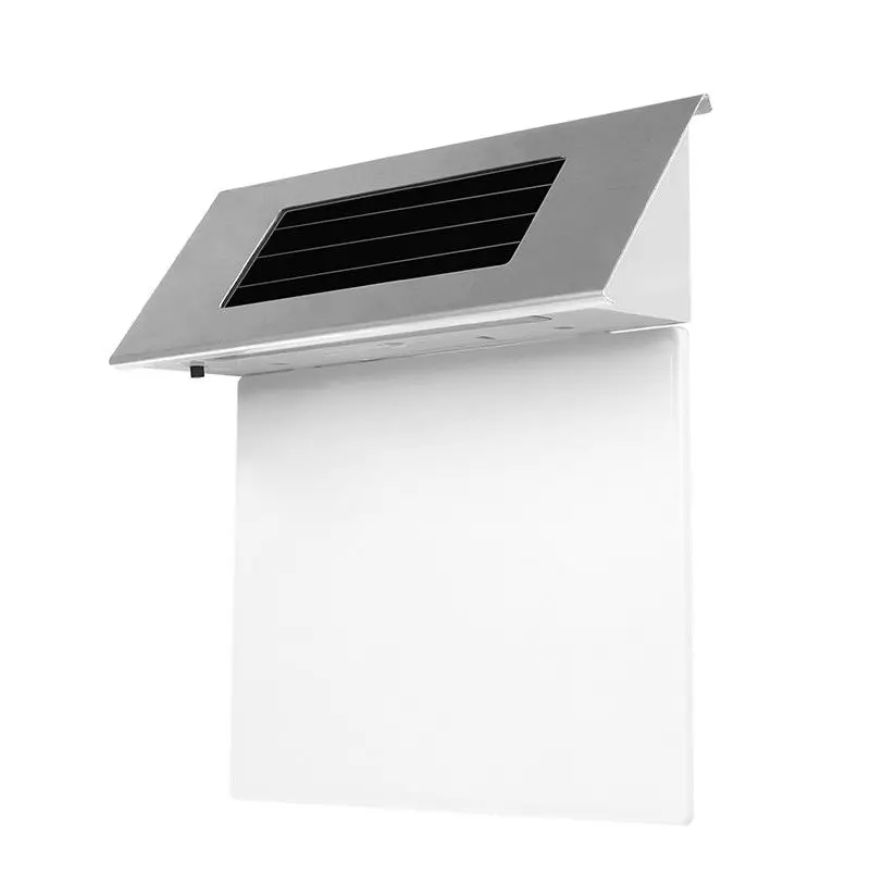 Mayitr Stainless Steel Solar Powered LED Doorplate Light Outdoor House Door Number Wall Plaque Light For Home Lamp
