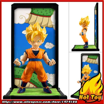 

100% Original BANDAI Tamashii Nations Buddies No.001 Collection Figure - Super Saiyan Son Gokou from "Dragon Ball Z"