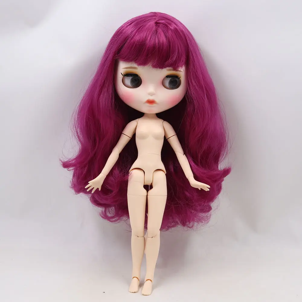 Ледяной DBS Blyth кукольные 1/6 bjd из белой кожи шарнирное тело милые розовые вьющиеся