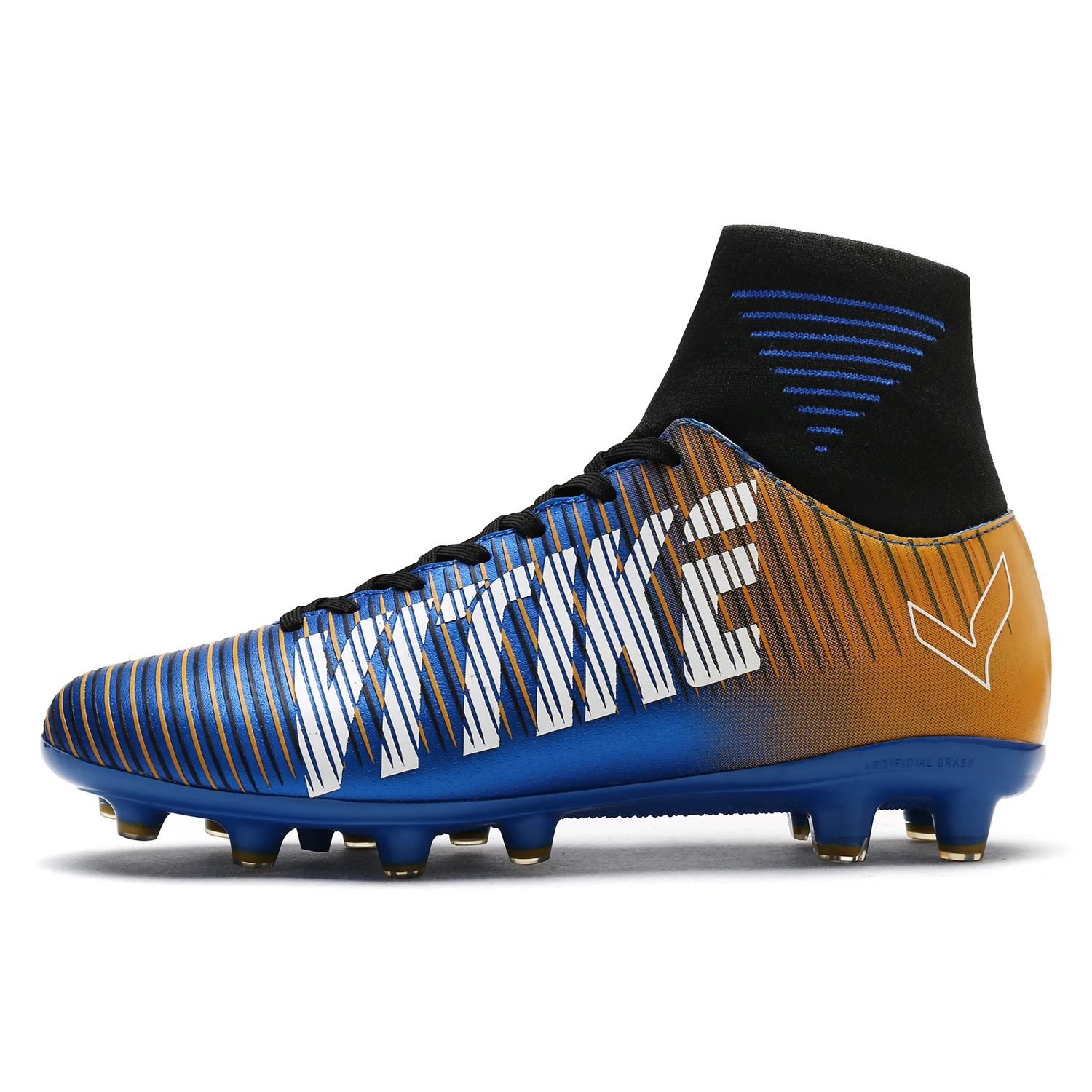 

2019 men's soccer shoes high-footed football shoes sports shoes training professional football sports shoes men's US size 5-8
