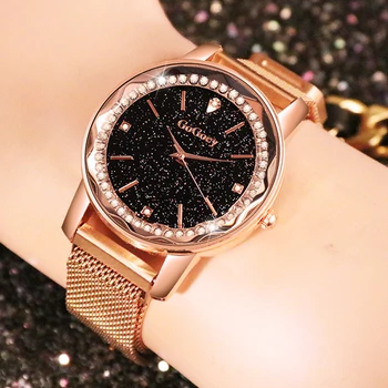 

Gogoey Women Watches Magnetic Starry Sky Fashion Classic Rose Gold Luxury Stainless Steel reloj mujer relogio feminino saat