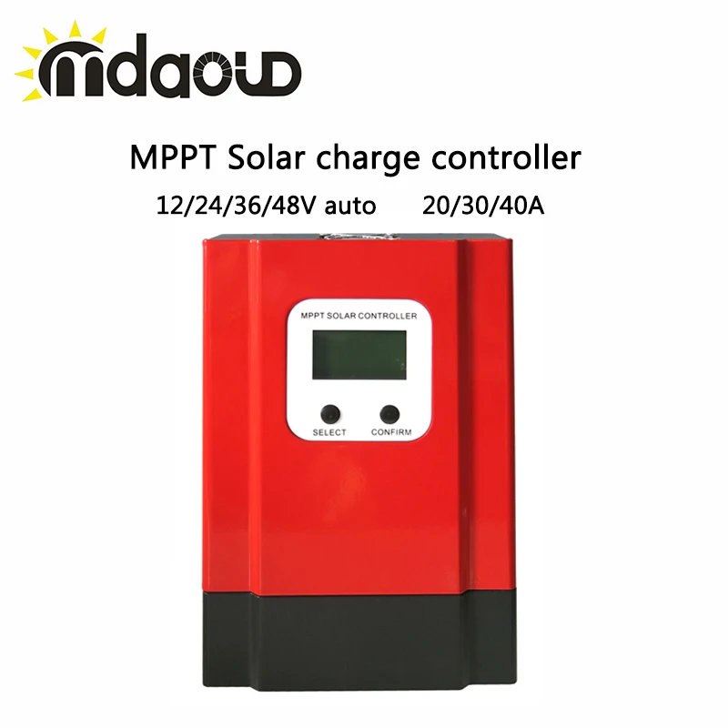 

20/30/40A Smart MPPT Solar Charge Controller 12/24/36/48V Auto Recognition with LCD display/ RS485 Port