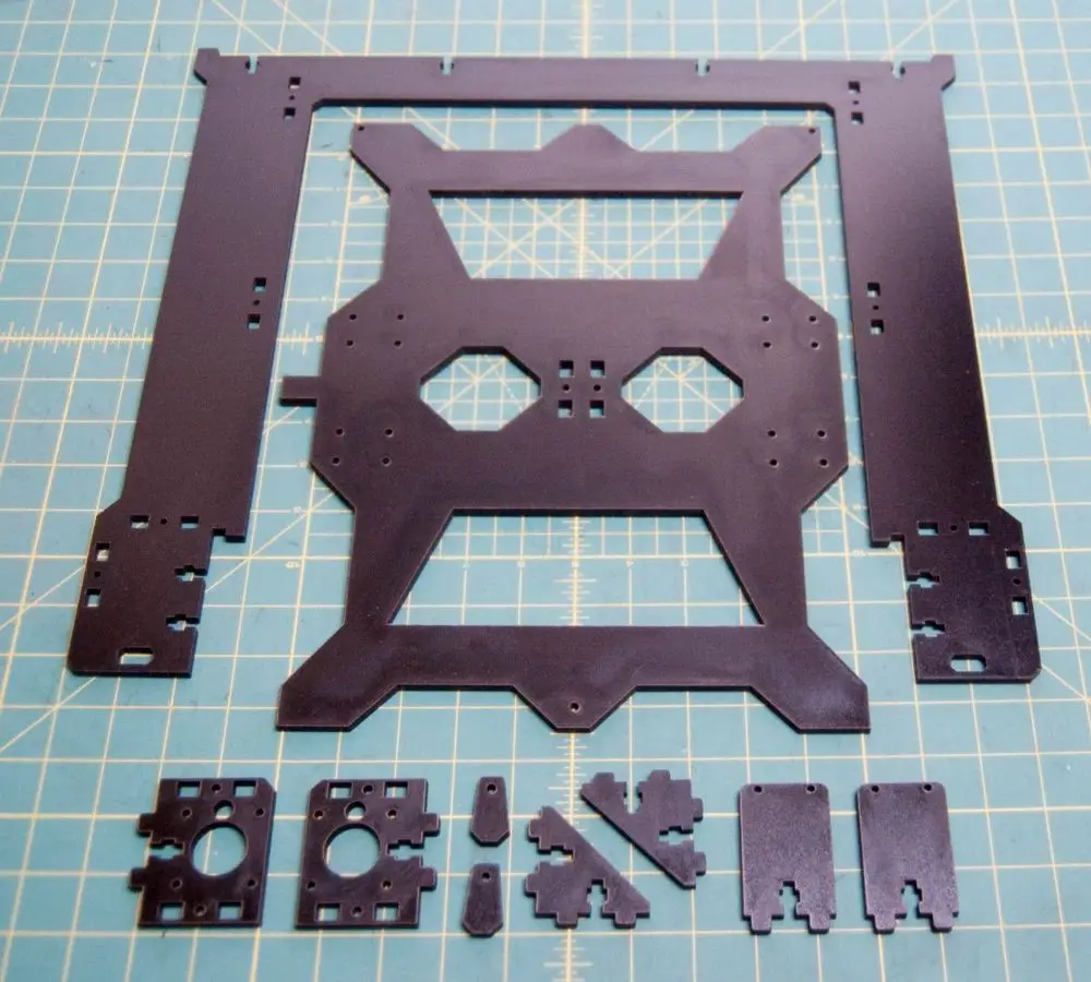 

Prusa i3 Rework Extra Large 3D Printer laser cut Frame Kit 6mm PE plate