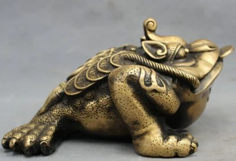 

Chinese Bronze FengShui Wealth Coin Jump Hoptoad Toad Statue Animals Figurine