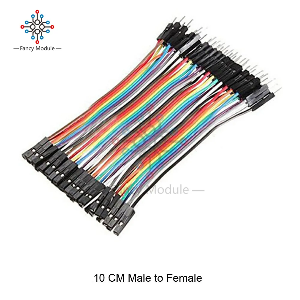 Dupont линия 10 см/20 см/30 см мужчин и женщин/женщин и женщин Перемычка провода 40 Pin Dupont кабель для Arduino DIY KIT - Цвет: 10cm M to F