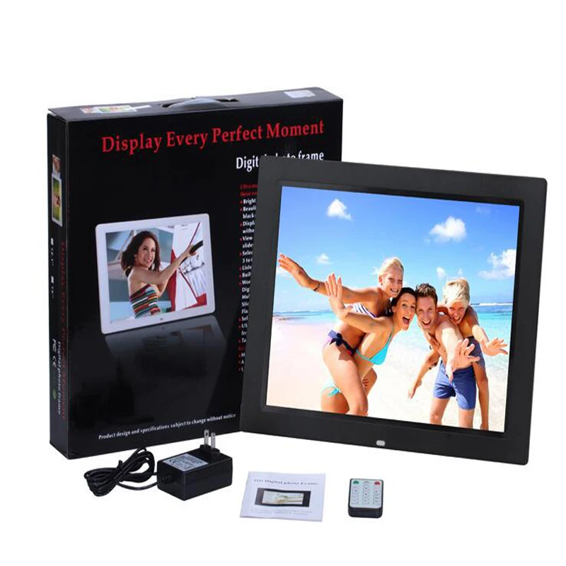 1" HD 15 дюймов TFT-LCD 1280*800 цифровая фоторамка фотоальбом часы MP3 MP4 кино рекламный плеер с удаленным рабочим столом