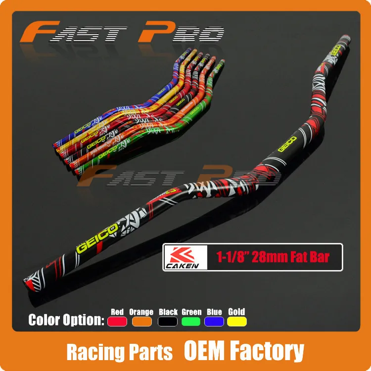 Barra de Gordura Lidar com Tubos para Ktm Bicicleta da Sujeira Fora de Estrada Motocicleta Motocross 28mm Preto Guiador Crf Yzf Wrf rm Kxf Pit Enduro 1 - 8 5 High Quality handlebars fat bar