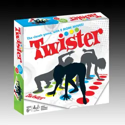Twister Тела игры тело скручивания Семья игрушки Английский инструкции координации упражнения гаджетов дети весело открытый спортивные игры
