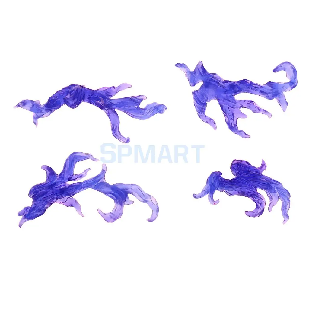 DIY Burning Flame Effect Action Figure Display Stand Support Holder for Gundam Bandai Saint Seiya