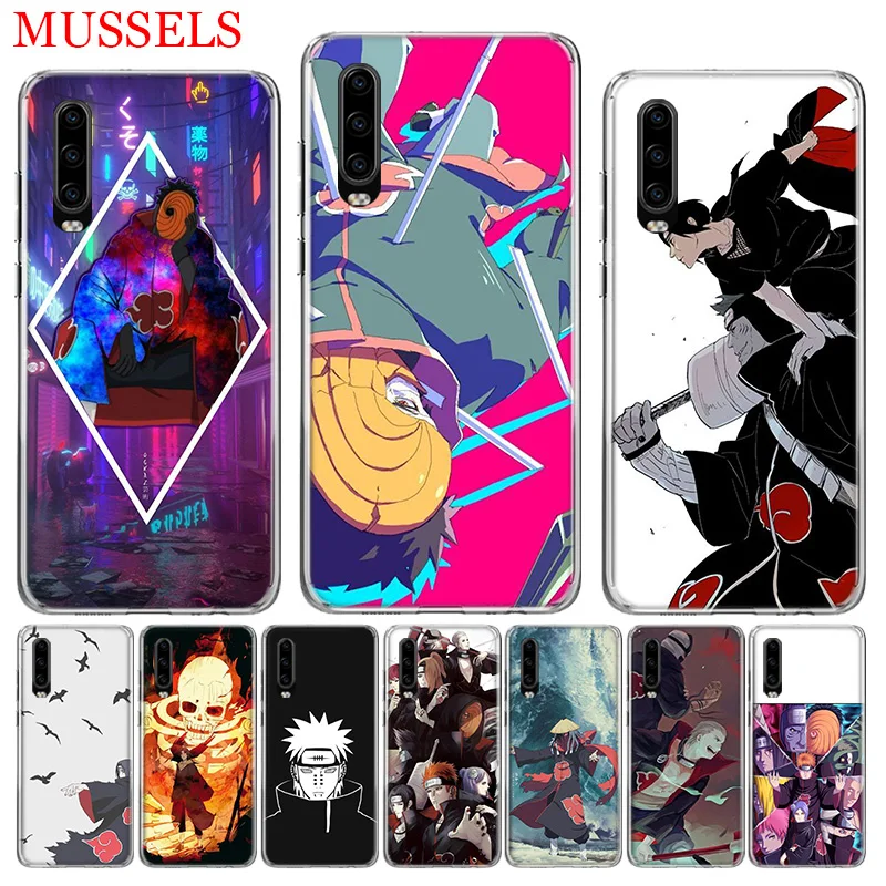 

Akatsuki Pain Itachi Phone Case for Huawei P30 P20 Mate 20 10 Pro P10 Lite P Smart + Plus 2019 Customized Cover Cases Capa Coque