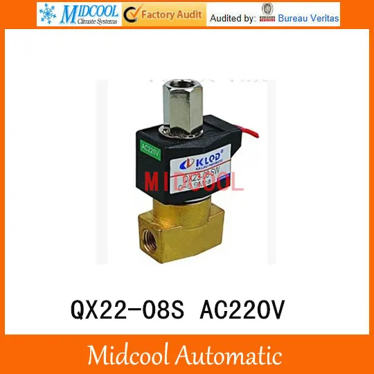 

Direct - acting solenoid valve QX series of two-position two - way QX22-08S port 1/4
