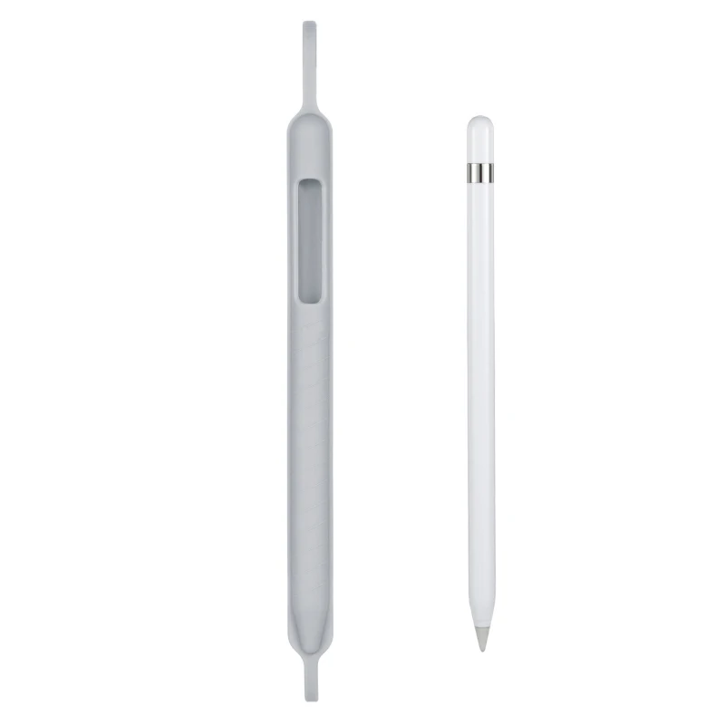 Силиконовая Защитная Крышка корпуса карандаш Насадка На глушитель держатель планшет ручка-стилус для Apple Pencil 1th& 2th Нескользящая