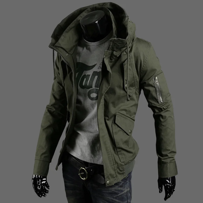

New jacket men's jacket, slim, fashionable casual men's wear, 2019