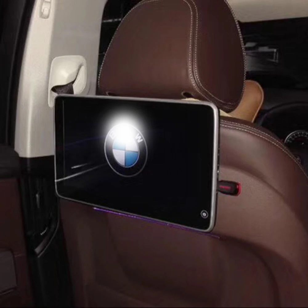 

TV In The Car DVD Player Dual Screen Headrest With Monitor For BMW 5 Series 535i xDrive Android 7.1 System 4K Video Play