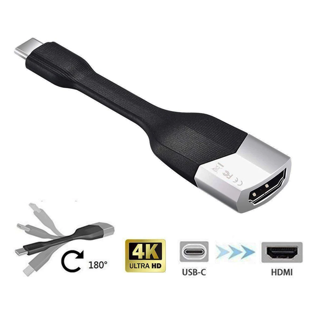 1080P Ultra HD USB C 3 1 Type штекер HDMI 2.0 4K 60 Гц Кабель адаптер для Macbook Huawei Mate 20 Samsung Galaxy