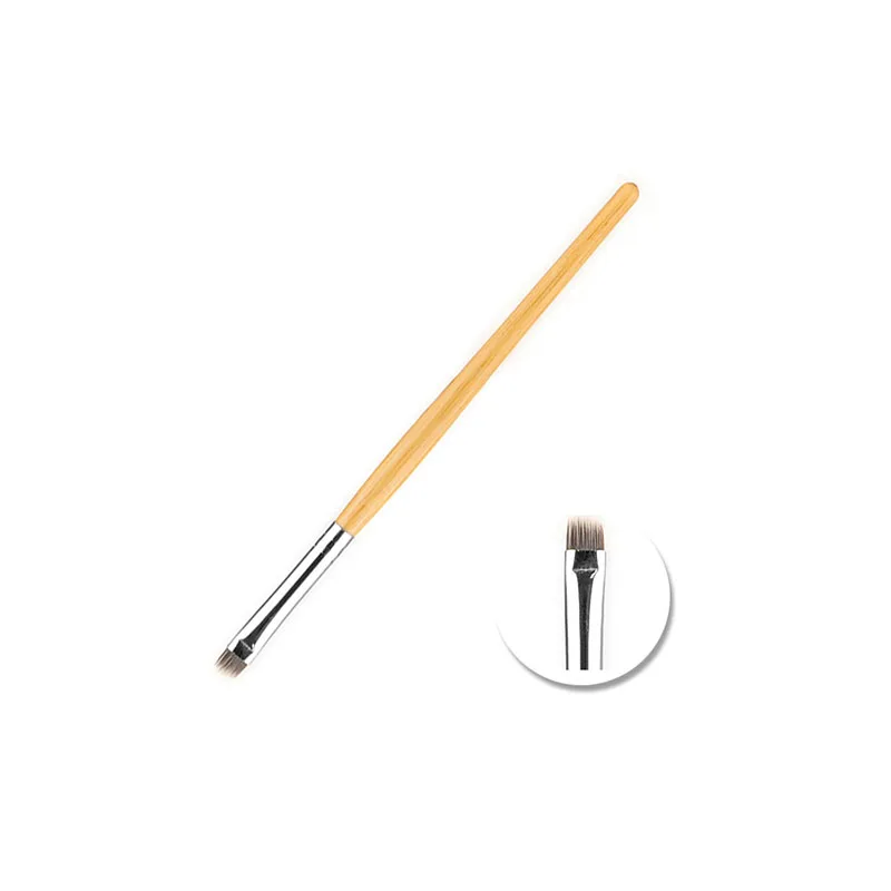 5 шт. кисти для макияжа для бровей ручка для щетки бамбук кисть для пудры Косметика, профессиональный макияж инструменты