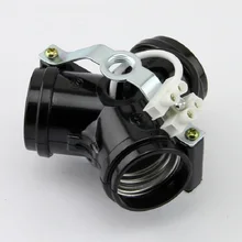 E27 3 головки винт для патрона-на тройной головке лампа база с 350 мм провода или клеммный блок для Droplight& Celling лампы