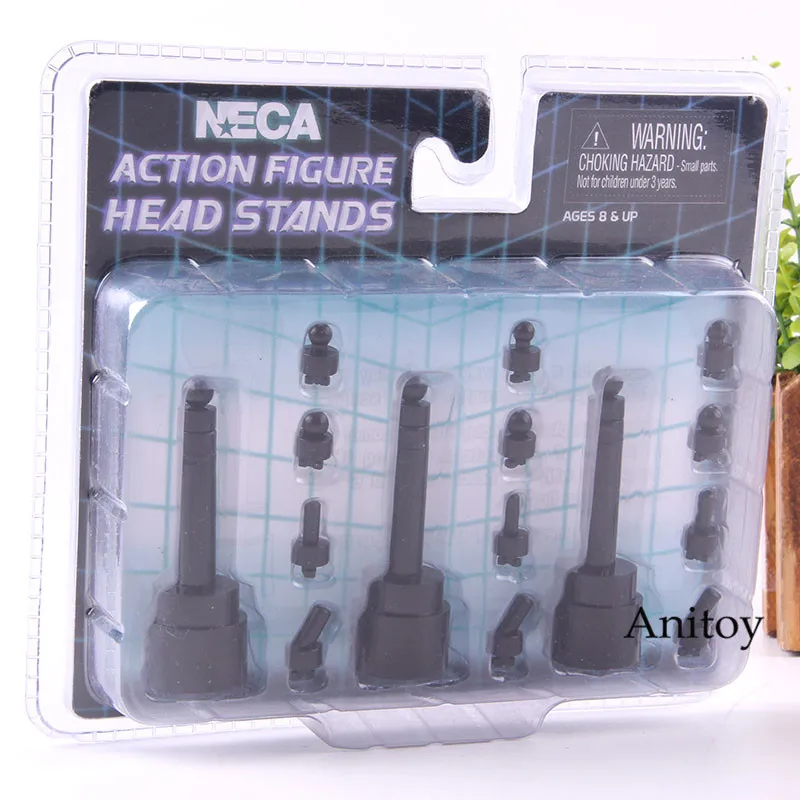 

3-Pack Head Stands Action Figure Accessories NECA Display Set 6-8" Scale 7.5cm