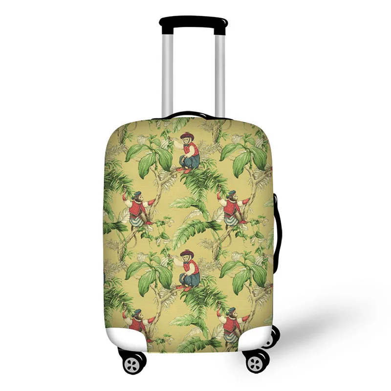 3D цветочные принты чехол для чемодана защитный чехол для багажа на молнии чехол для багажа 18-30 дюймов эластичность багажа - Цвет: 1035
