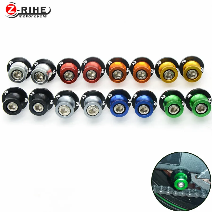 

For M6 Motorcycle accessories Swingarm Spools slider stand screws for yamaha YZF R1/R1M 1999 2000 2001 2002 2003 2004 2005 2007