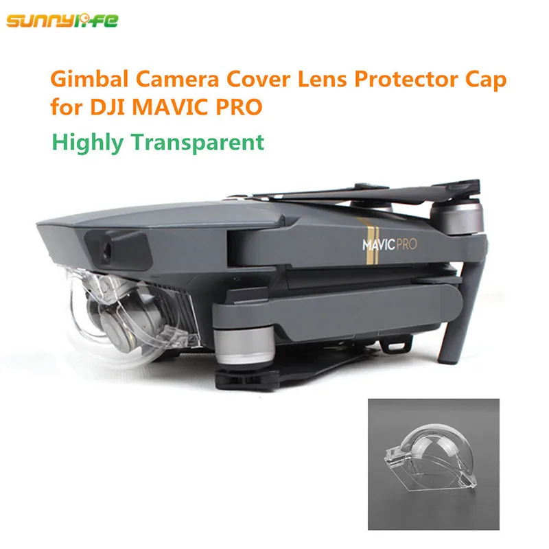 Sunnylife для DJI Mavic Pro Аксессуары камеры Gimbal Прозрачный кожух линзы крышка объектива