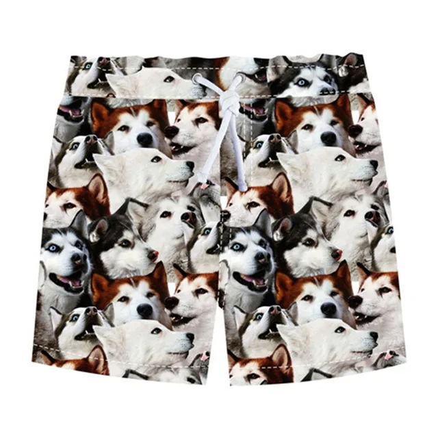 Children Beach Wear Boys Bottom Pants The Dog Printed Kids Children Beach Wear Boys Bottom Pants The Dog Printed Kids Character Sports Shorts Loose