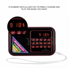 M35 портативный мини FM радио динамик музыкальный плеер TF карта USB AUX музыка Голос для пожилых людей с светодиодный дисплей