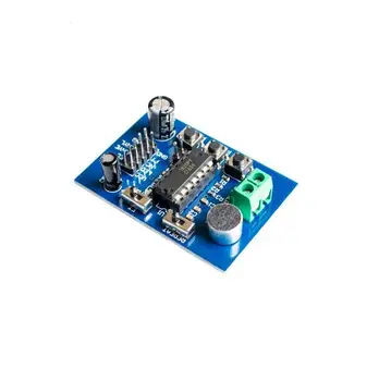 

5pcs/lot ISD1820 Voice Module Recording And Playing Audio Module Onboard Microphone Blue PCB Board