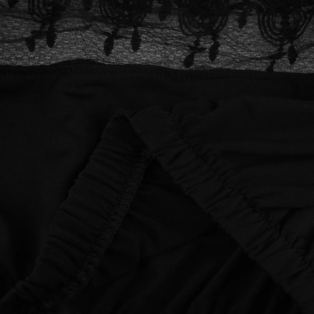 Женская юбка-карандаш большого размера, мини-юбка-карандаш в стиле пэчворк, многослойная, многослойная, Прозрачная Кружевная юбка с отделкой, расширитель, половинные слипы, Jupe Femme, женские юбки# H